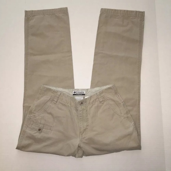 Columbia Pants - Columbia Khaki Flat Front Casual Dress Pants